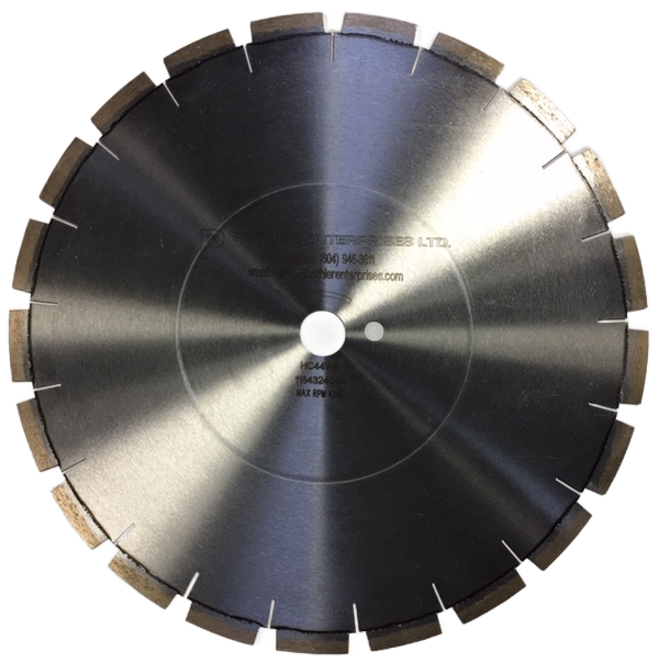 12" X 0.095" Segmented Core Cutting Blade (Hard)