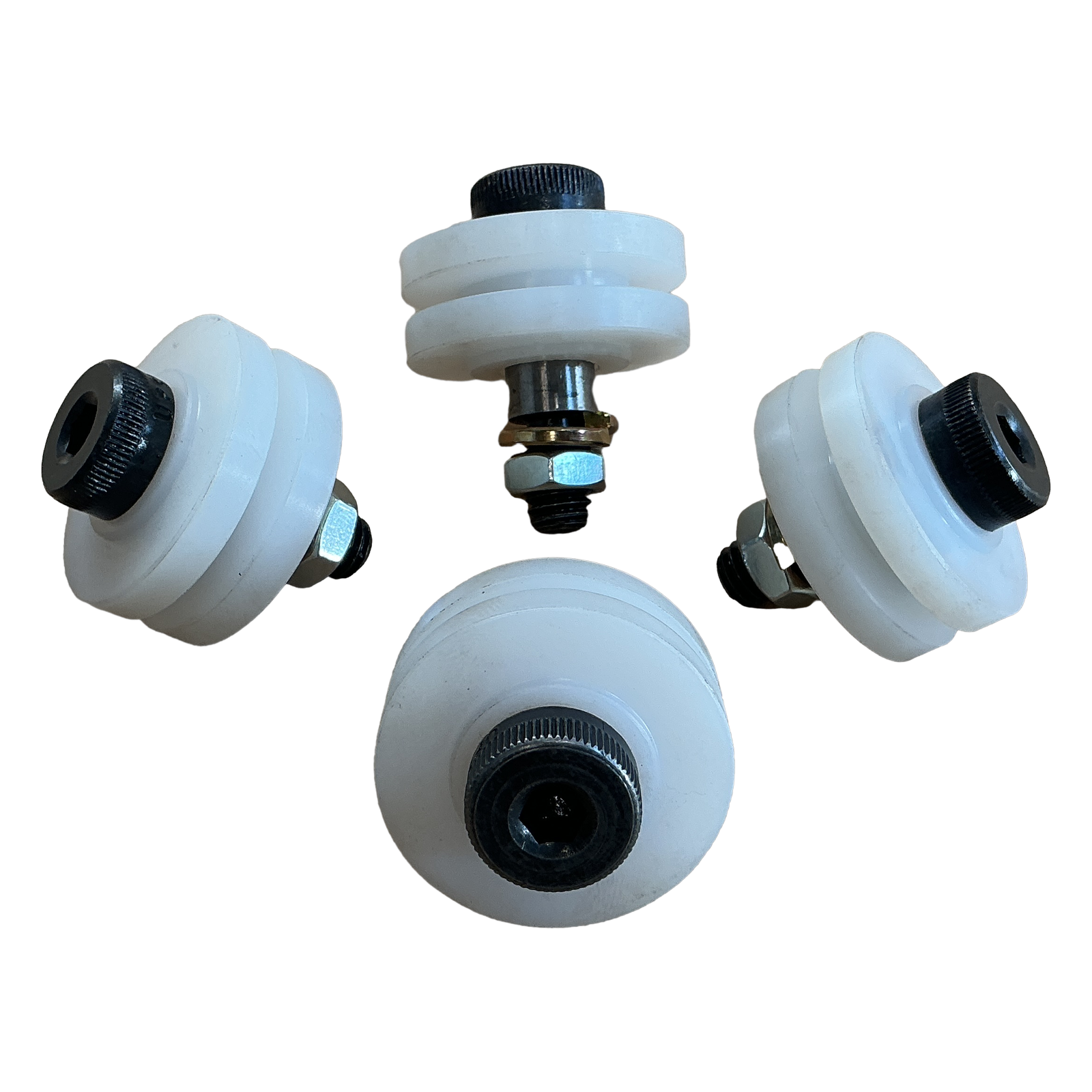Cart Wheel Assembly, Set Of 4 (For PE2)
